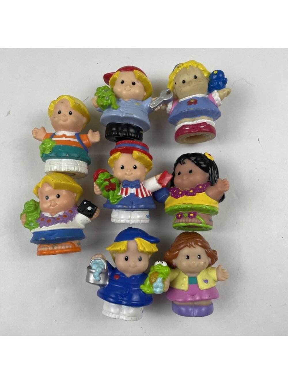 Fisher Price Little People Lot of 8 Figures Vintage – Eddie, Sarah-Lynn + More